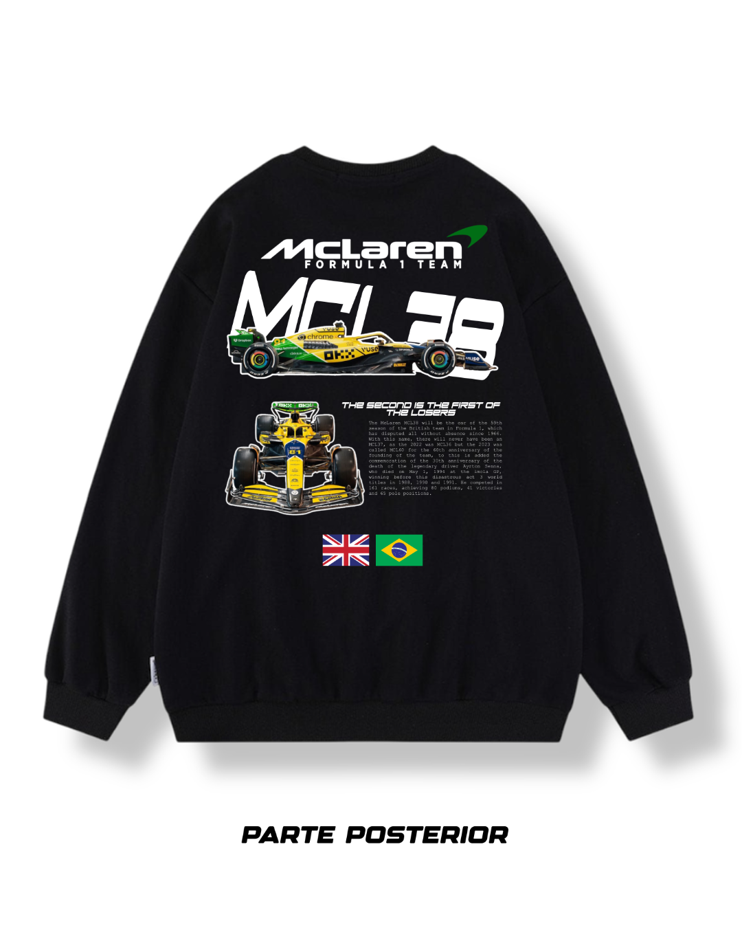 Hoodie  McLaren F1 Ayrton Senna